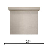 Z18945 Embossed Taupe faux grass sackcloth fabric textured plain modern wallpaper rolls