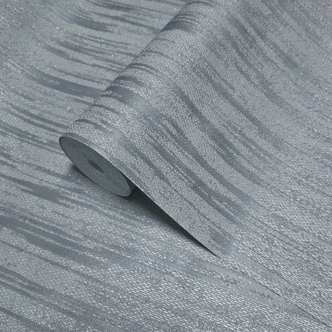 Z20102 Embossed Light gray vertical streaks distressed textured Modern Wallpaper rolls
