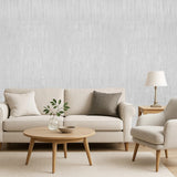 Z20107 Ivory off white cream grayish vertical streaks distressed textured Wallpaper 3D
