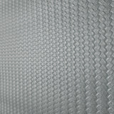 Z21102 Modern Gray silver metallic faux wicker bamboo Textured contemporary wallpaper
