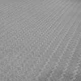 Z21102 Modern Gray silver metallic faux wicker bamboo Textured contemporary wallpaper
