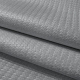 Z21102 Modern Gray silver metallic faux wicker bamboo Textured contemporary wallpaper
