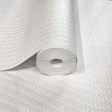 Z21104 Embossed soft off white subtle woven faux wicker bamboo Textured wallpaper rolls
