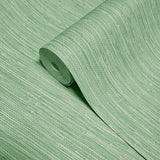 Z21141 Vinyl Modern Embossed soft mint green plain faux grasscloth textured Wallpaper
