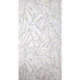 Z30301 Tropical banana palm Leaves ivory off white Cream botanical textured wallpaper