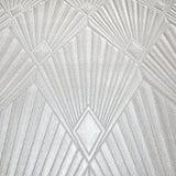 Z30314 Beige champagne cream textured modern diamond Geometric fan Art Deco wallpaper
