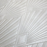 Z30314 Beige champagne cream textured modern diamond Geometric fan Art Deco wallpaper