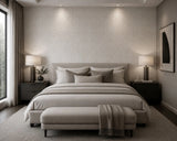 Z30314 Beige champagne cream textured modern diamond Geometric fan Art Deco wallpaper