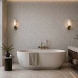 Z30317 Taupe beige gray raised textured modern diamond Geometric fan Art Deco wallpaper