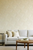 Z34900 Embossed feather-like Layered leaf ivory beige gold heavy textured wallpaper 3D
