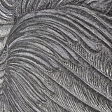 Z34908 Embossed feather-like motif Layered leaf dark gray gold heavy textured wallpaper

