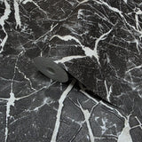 Z34913 Charcoal gray ivory off white faux marble cracked plaster textured Wallpaper 3D