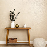 Z34919 Ivory gold brass gold metallic faux marble cracked plaster textured Wallpaper 3D