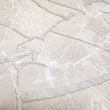 Z34919 Ivory gold brass gold metallic faux marble cracked plaster textured Wallpaper 3D