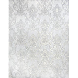Z34925 Ivory gold brass gold metallic faux plaster textured Victorian damask Wallpaper
