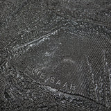 Z34928 Plain Dark gray black Charcoal Faux concrete plaster Textured modern Wallpaper
