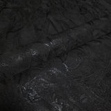 Z34928 Plain Dark gray black Charcoal Faux concrete plaster Textured modern Wallpaper
