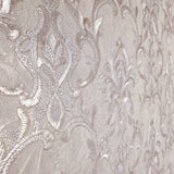 Z34931 Embossed Rose gold metallic faux plaster textured Victorian damask Wallpaper 3D
