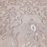 Z34931 Embossed Rose gold metallic faux plaster textured Victorian damask Wallpaper 3D
