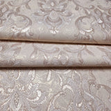 Z34931 Embossed Rose gold metallic faux plaster textured Victorian damask Wallpaper 3D
