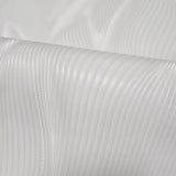 Z42606 Embossed White modern faux silk fabric textured wavy lines modern wallpaper roll
