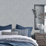 Z44844 Textured soft light gray cream faux rusted industrial carbon plain Wallpaper 3D