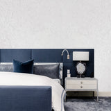 Z46049 Plain Contemporary Shimmer off white Faux Silk Fabric plaster Textured Wallpaper
