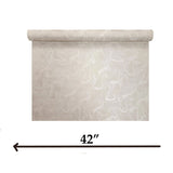 Z64803 Shimmer rose beige tan cream modern wallpaper textured faux wavy silk fabric 3D
