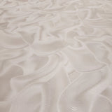 Z64803 Shimmer rose beige tan cream modern wallpaper textured faux wavy silk fabric 3D
