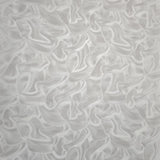 Z64806 Satin Taupe cream modern lux waves wallpaper textured faux wavy silk fabric 3D
