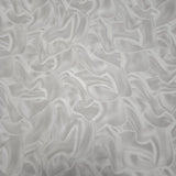 Z64806 Satin Taupe cream modern lux waves wallpaper textured faux wavy silk fabric 3D
