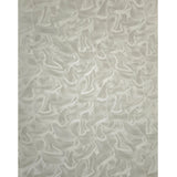 Z64806 Satin Taupe cream modern lux waves wallpaper textured faux wavy silk fabric 3D
