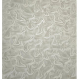 Z64806 Satin Taupe cream modern lux waves wallpaper textured faux wavy silk fabric 3D
