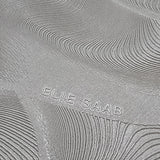 Z64806 Satin Taupe cream modern lux waves wallpaper textured faux wavy silk fabric 3D
