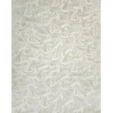 Z64809 Champagne beige cream modern waves wallpaper textured faux wavy silk fabric 3D

