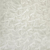Z64809 Champagne beige cream modern waves wallpaper textured faux wavy silk fabric 3D

