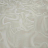 Z64809 Champagne beige cream modern waves wallpaper textured faux wavy silk fabric 3D
