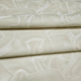 Z64809 Champagne beige cream modern waves wallpaper textured faux wavy silk fabric 3D
