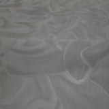 Z64812 Shimmer light gray modern wallpaper textured faux wavy silk fabric 3D imitation