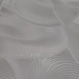 Z64812 Shimmer light gray modern wallpaper textured faux wavy silk fabric 3D imitation