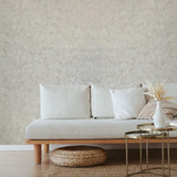 Z64829 Embossed Ivory tan cream gold metallic wallpaper textured faux concrete plaster
