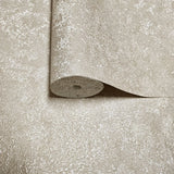 Z64833 Taupe tan beige gold wallpaper heavy textured faux fish scale concrete plaster