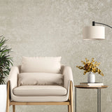 Z64833 Taupe tan beige gold wallpaper heavy textured faux fish scale concrete plaster