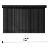 Z64842 Embossed stripes black gold metallic lines striped modern wallpaper textured 3D
