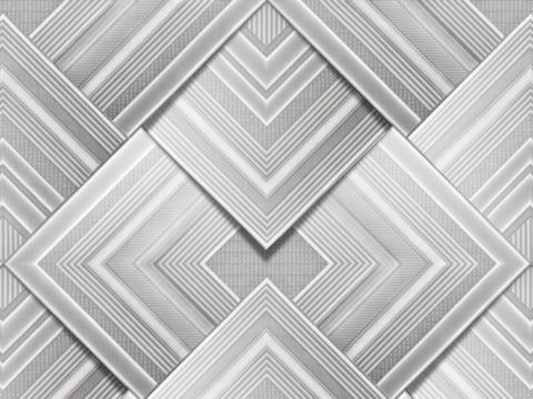 Z64867 Elie Saab Geometric gray luxury 3D Panel