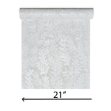 Z66813 Floral beige off white cream plants branches leaves textured modern wallpaper 3D
