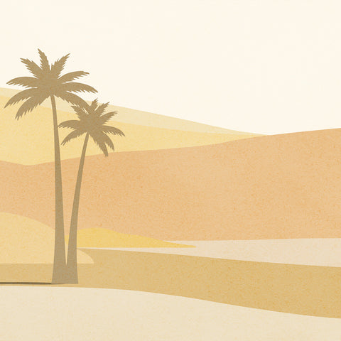 Z70757 Desert Landscape Marrakech Panel Wallpaper