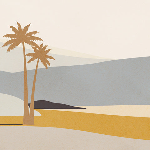 Z70758 Desert Landscape Marrakech Panel Wallpaper