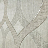 Z72036 Embossed Ogee taupe tan purple diamonds textured lines Geometric Wallpaper rolls
