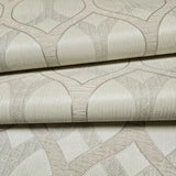 Z72036 Embossed Ogee taupe tan purple diamonds textured lines Geometric Wallpaper rolls
